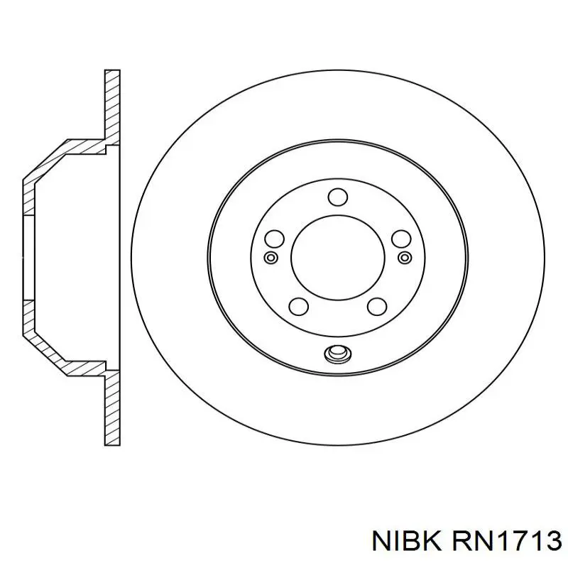 Купить SD2076 Hi-q Диск тормозной задний