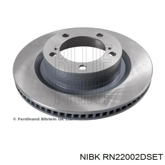 Передние тормозные диски RN22002DSET Nibk