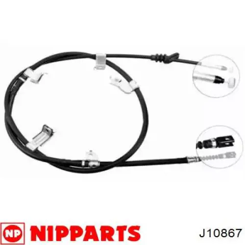 Трос ручника J10867 Nipparts