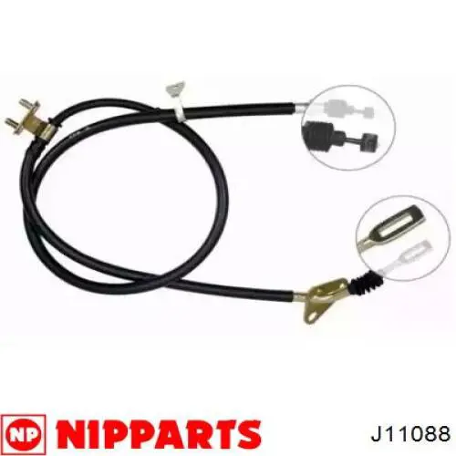 Задний правый трос ручника J11088 Nipparts