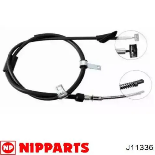 Задний трос ручника J11336 Nipparts