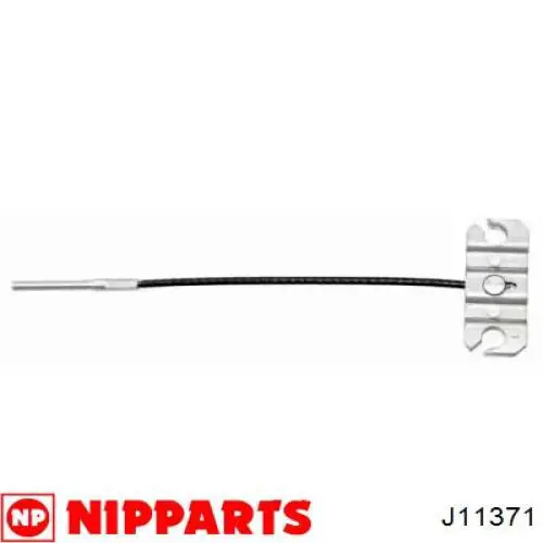 J11371 Nipparts трос ручного тормоза передний