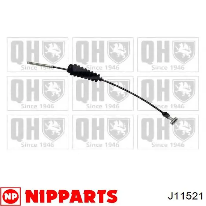 Cable de freno de mano delantero J11521 Nipparts