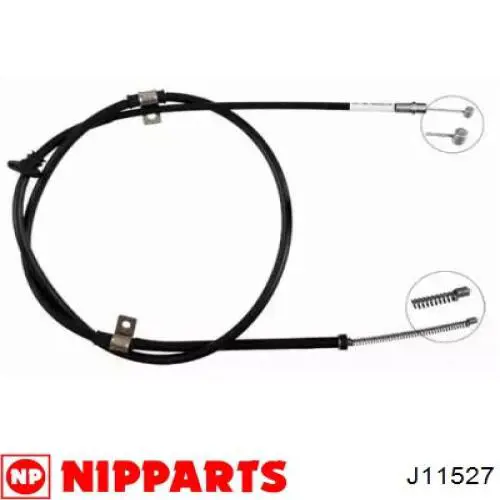 Трос ручника J11527 Nipparts