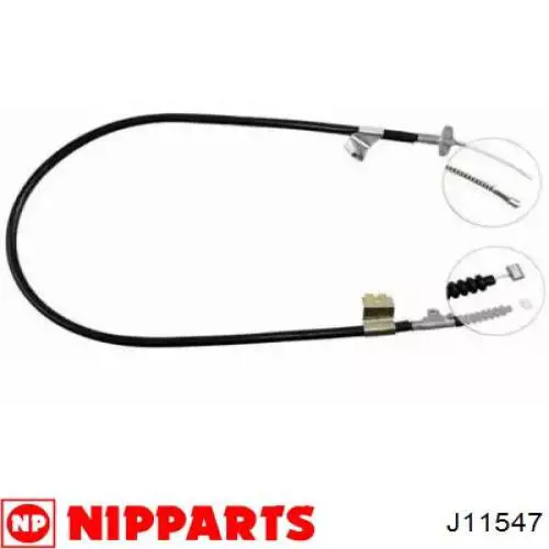 Трос ручника J11547 Nipparts