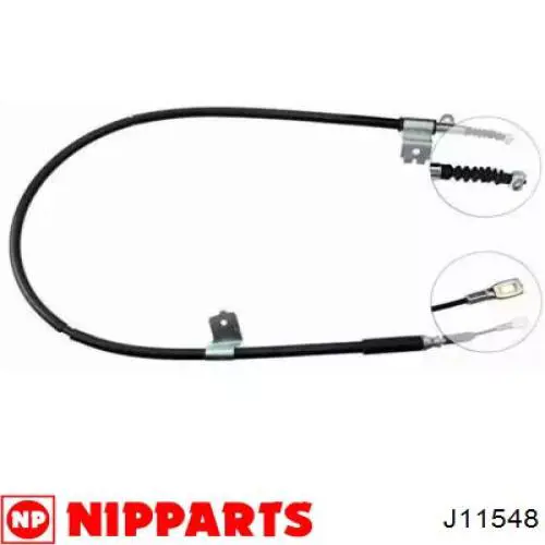 Задний правый трос ручника J11548 Nipparts