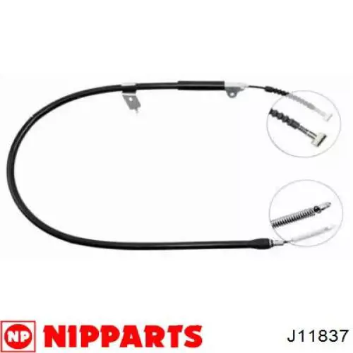 Трос ручника J11837 Nipparts