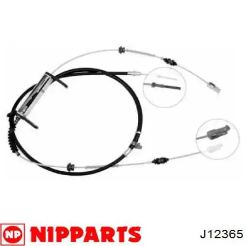 Задний трос ручника J12365 Nipparts