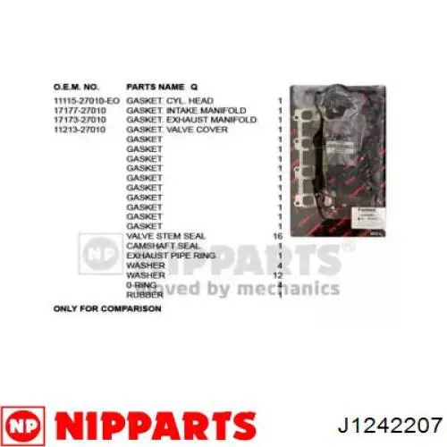 53016900 Ajusa kit superior de vedantes de motor