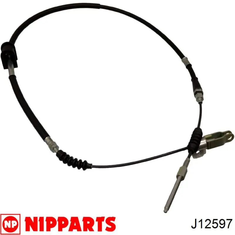 Cable de freno de mano trasero izquierdo J12597 Nipparts