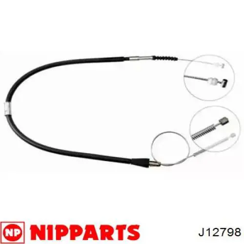 Задний правый трос ручника J12798 Nipparts