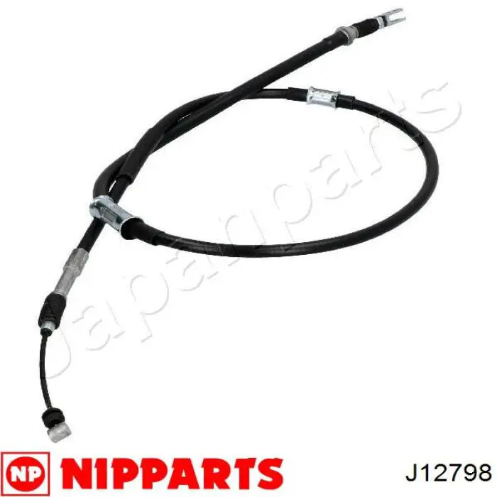 Cable de freno de mano trasero derecho J12798 Nipparts