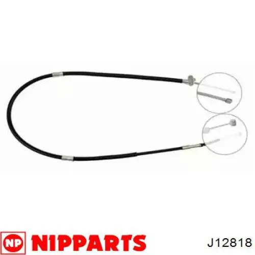 Задний правый трос ручника J12818 Nipparts