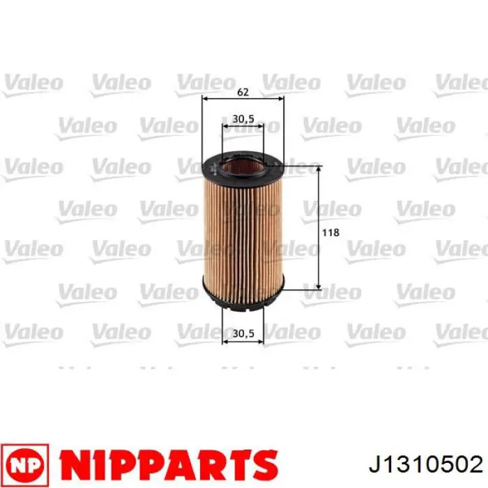 Купить J1310502 Nipparts Фильтр центробежный очистки масла