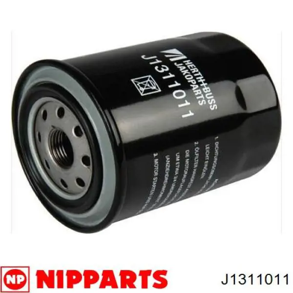 Filtro de aceite J1311011 Nipparts