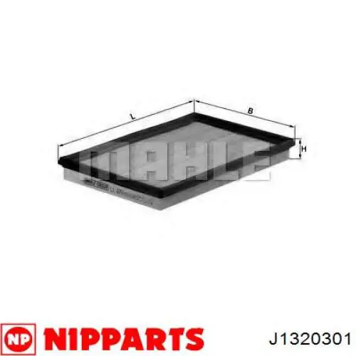 Элемент воздушного фильтра Nipparts J1320301 цена, от 5.78 USD