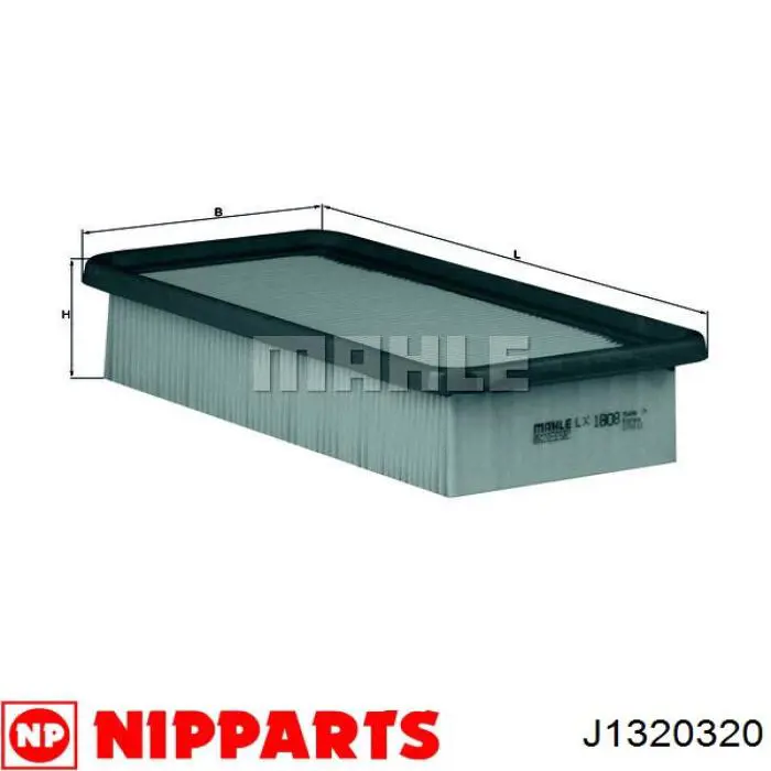 Filtro de aire J1320320 Nipparts