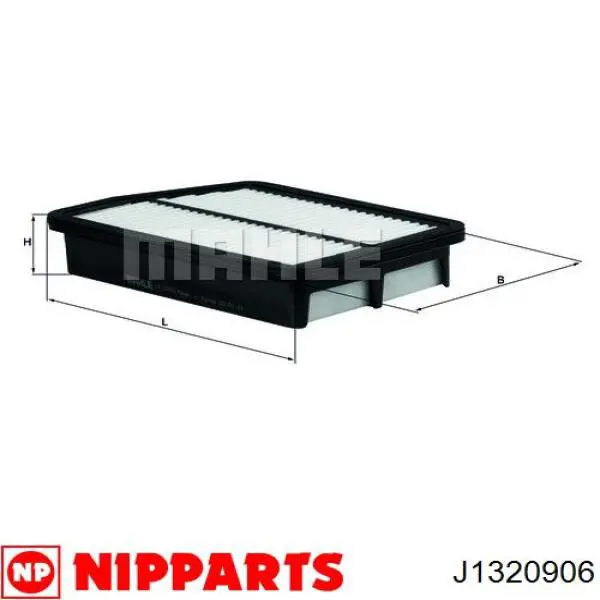Элемент воздушного фильтра Nipparts J1320906 цена, от 6.26 USD