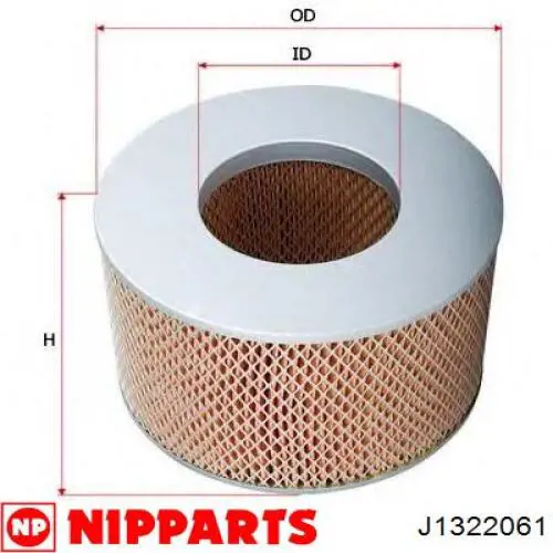 Фильтр воздушный Nipparts J1322061