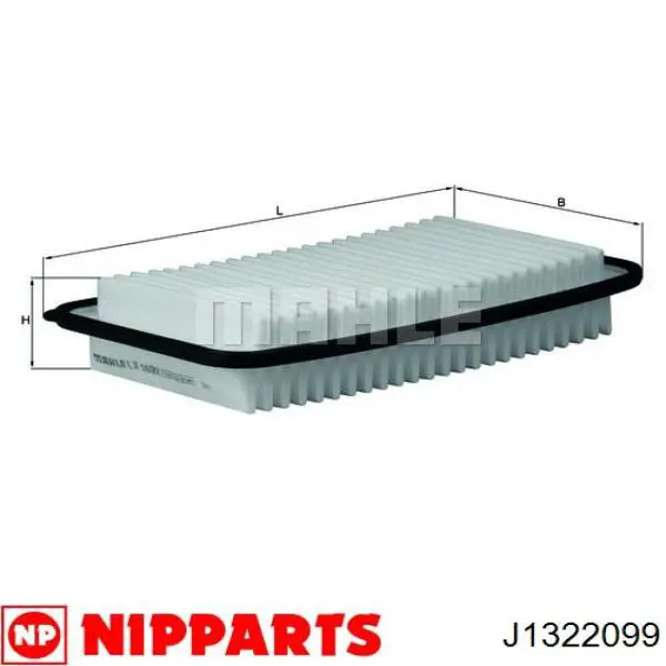 Фильтр воздушный Nipparts J1322099