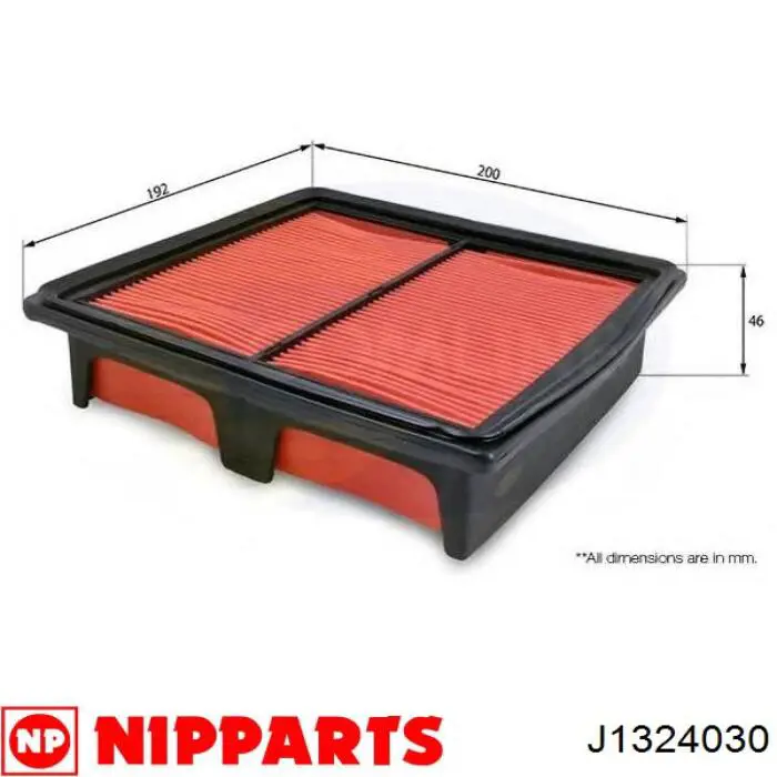 Воздушный фильтр J1324030 Nipparts