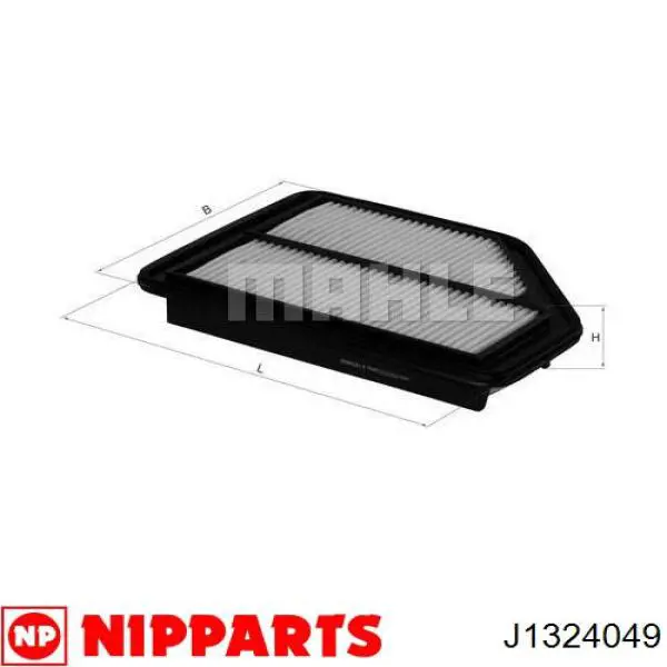 Элемент воздушного фильтра Nipparts J1324049 цена, от 5.70 USD