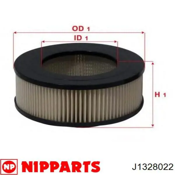 Элемент воздушного фильтра Nipparts J1328022 цена, от 4.72 USD