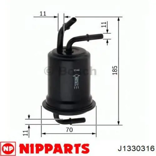 Топливный фильтр J1330316 Nipparts