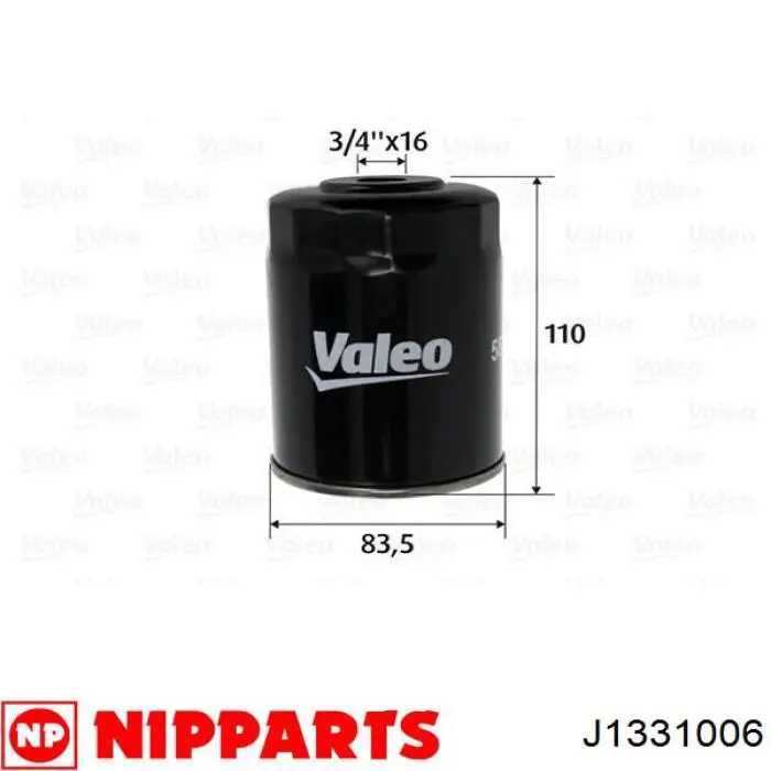 Купить J1331006 Nipparts Фильтр-отстойник топлива грубой очистки
