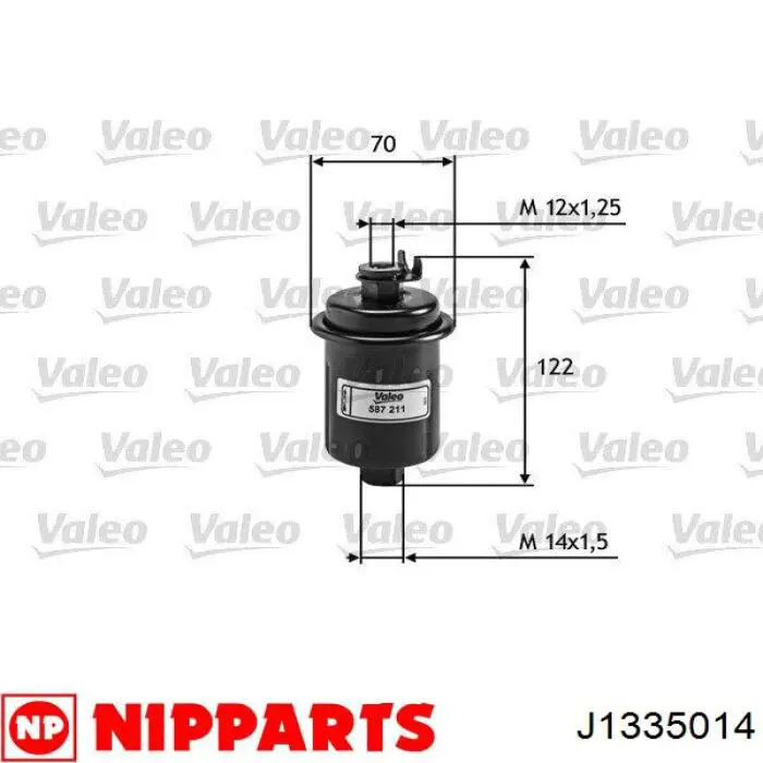 J1335014 Nipparts топливный фильтр