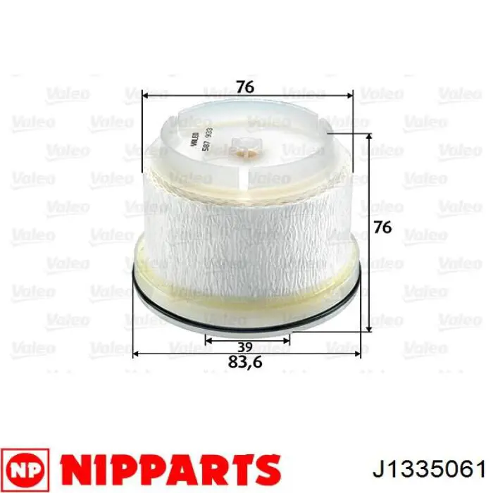 Купить J1335061 Nipparts Фильтр-отстойник топлива грубой очистки