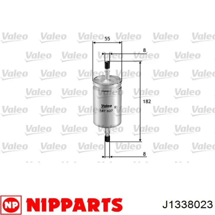 Купить J1338023 Nipparts Фильтр-отстойник топлива грубой очистки