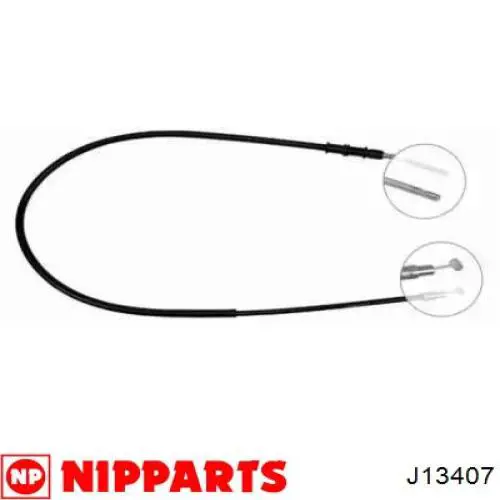 Задний трос ручника J13407 Nipparts