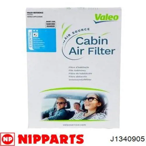 Фільтр салону J1340905 Nipparts