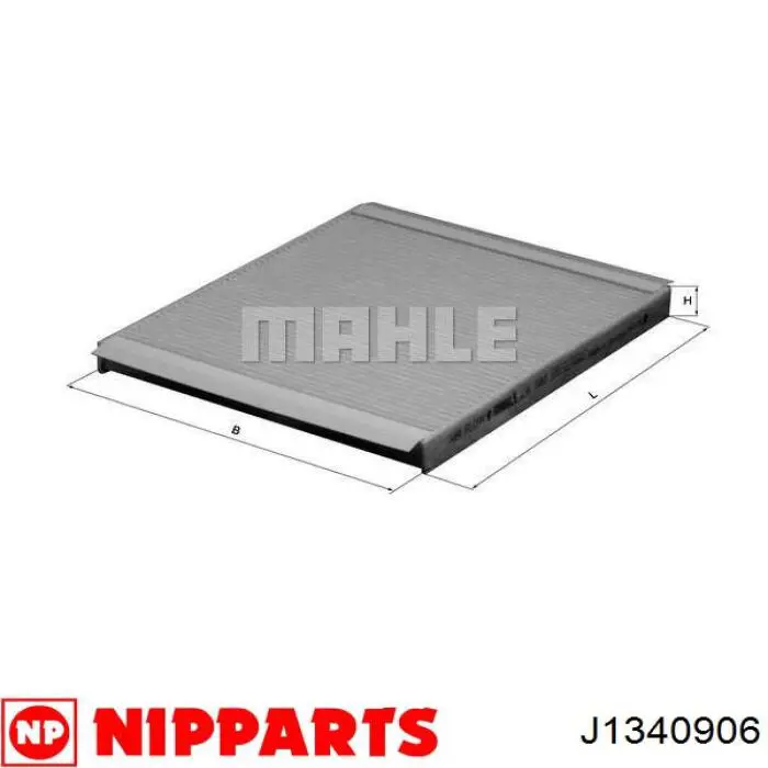 Фильтр салона J1340906 Nipparts