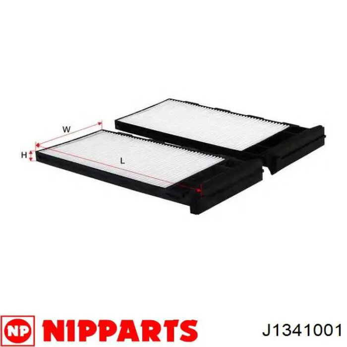 Фильтр воздушный отопителя Nipparts J1341001 цена, от 5.74 USD