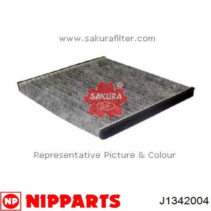 Фильтр салона J1342004 Nipparts