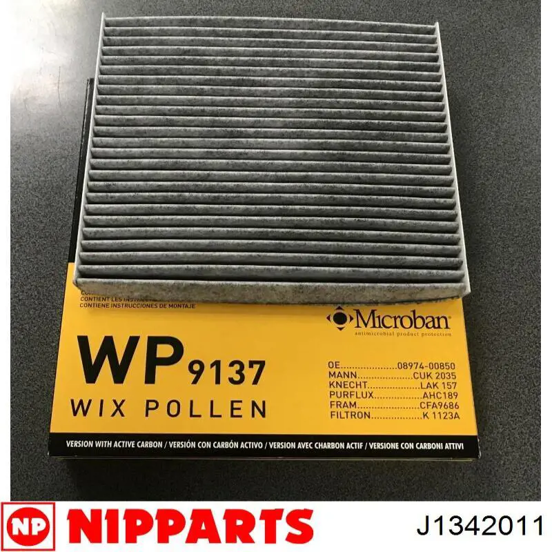 Фильтр воздушный отопителя Nipparts J1342011 цена, от 7.19 USD