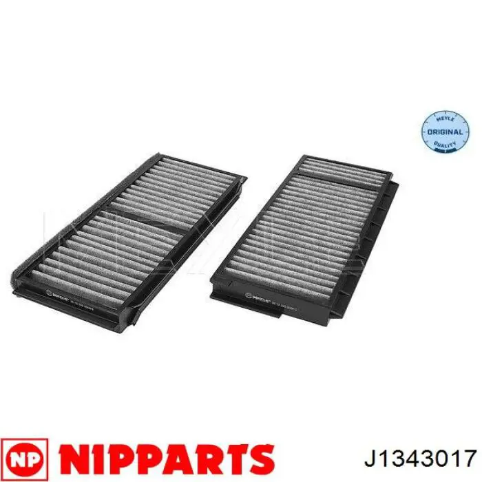 Купить J1343017 Nipparts Фильтр салона угольный
