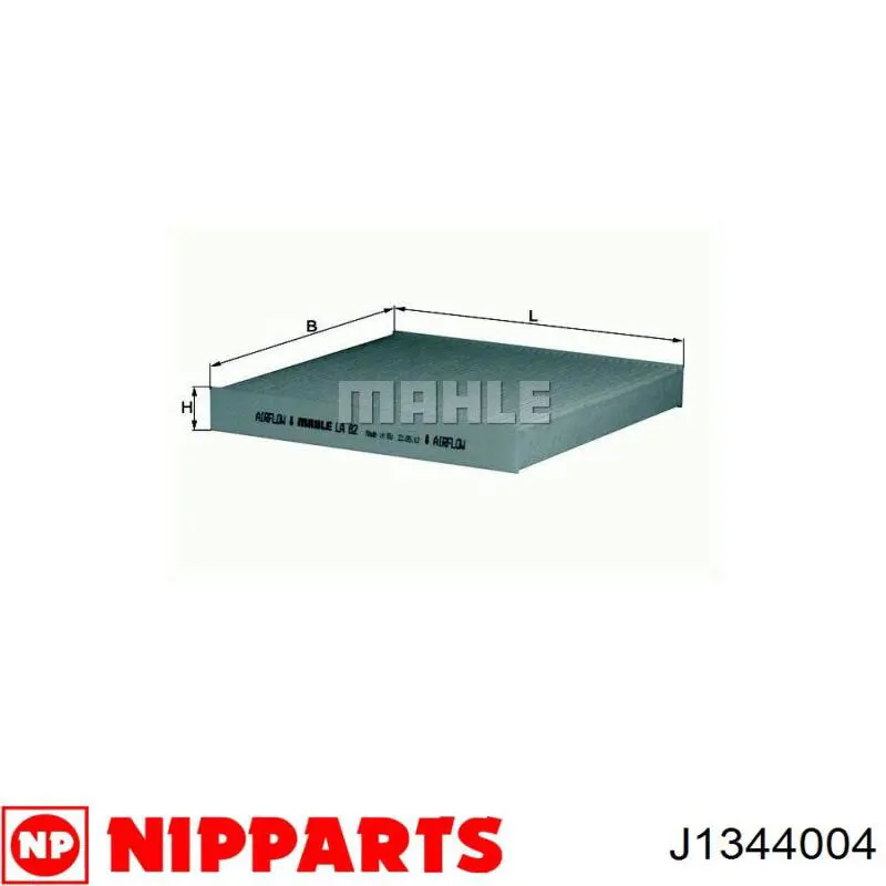 Фильтр салона J1344004 Nipparts