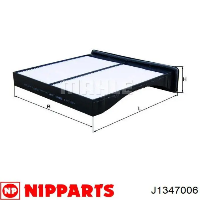 J1347006 Nipparts Внутрисалонный фильтр