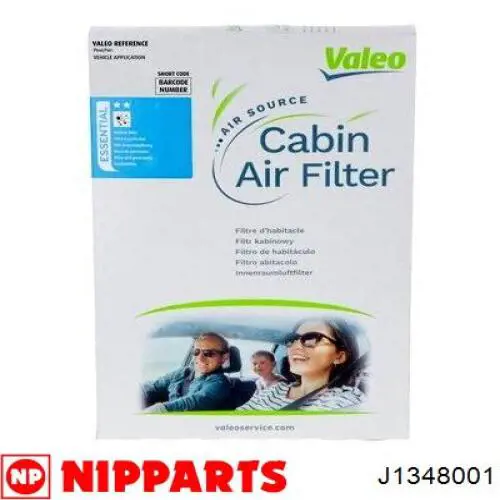 Воздушный фильтр салона Nipparts J1348001