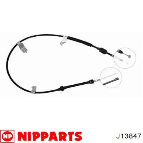 Трос ручника J13847 Nipparts