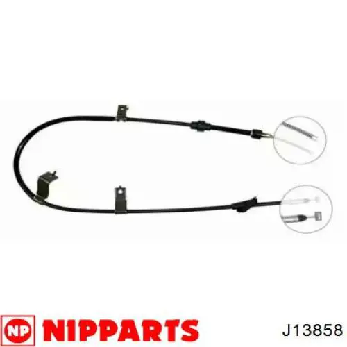 Задний правый трос ручника J13858 Nipparts