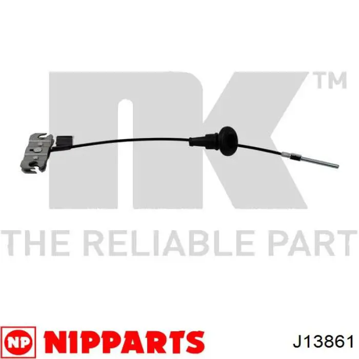 Cable de freno de mano delantero J13861 Nipparts