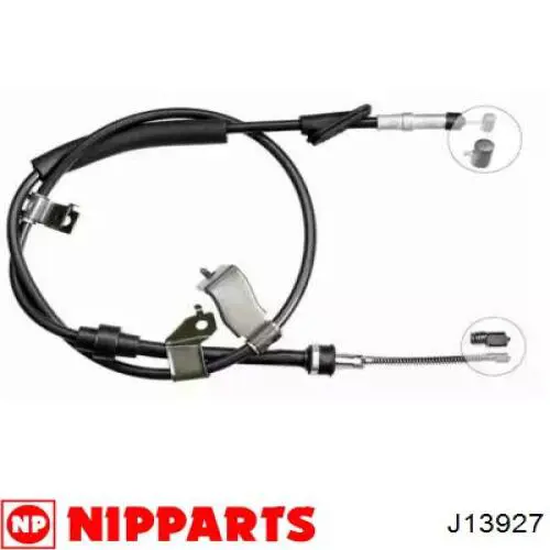 Трос ручника J13927 Nipparts