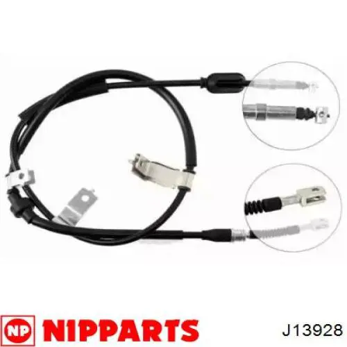 Задний правый трос ручника J13928 Nipparts