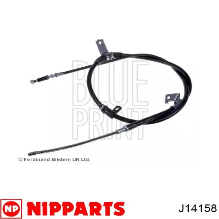 Трос ручника задний правый Japan Parts BCH48R