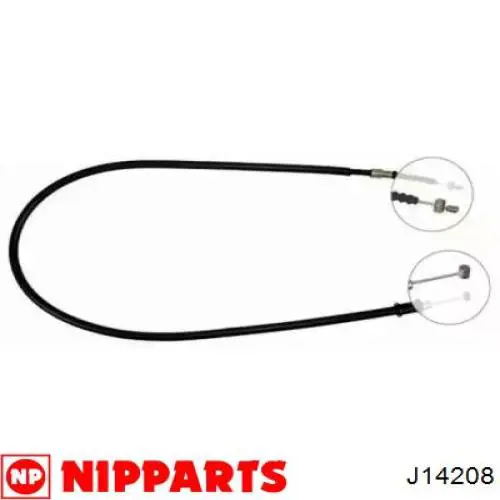 Задний правый трос ручника J14208 Nipparts