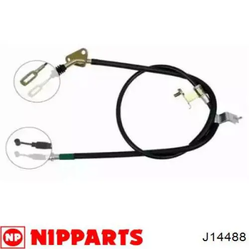 Задний правый трос ручника J14488 Nipparts